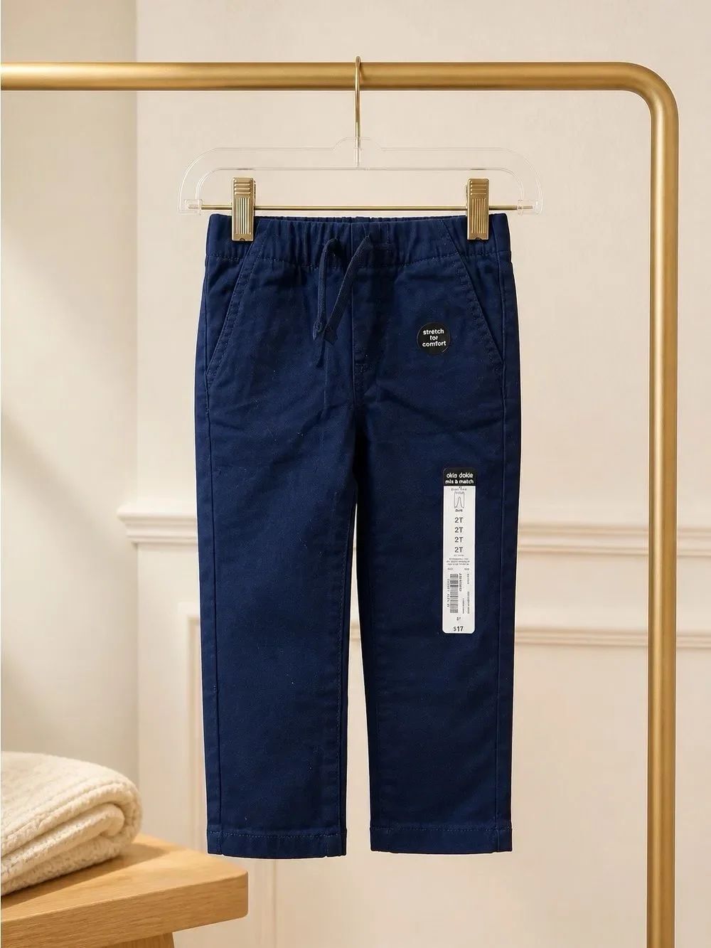 Navy Blue Kids Pants 2T NWT